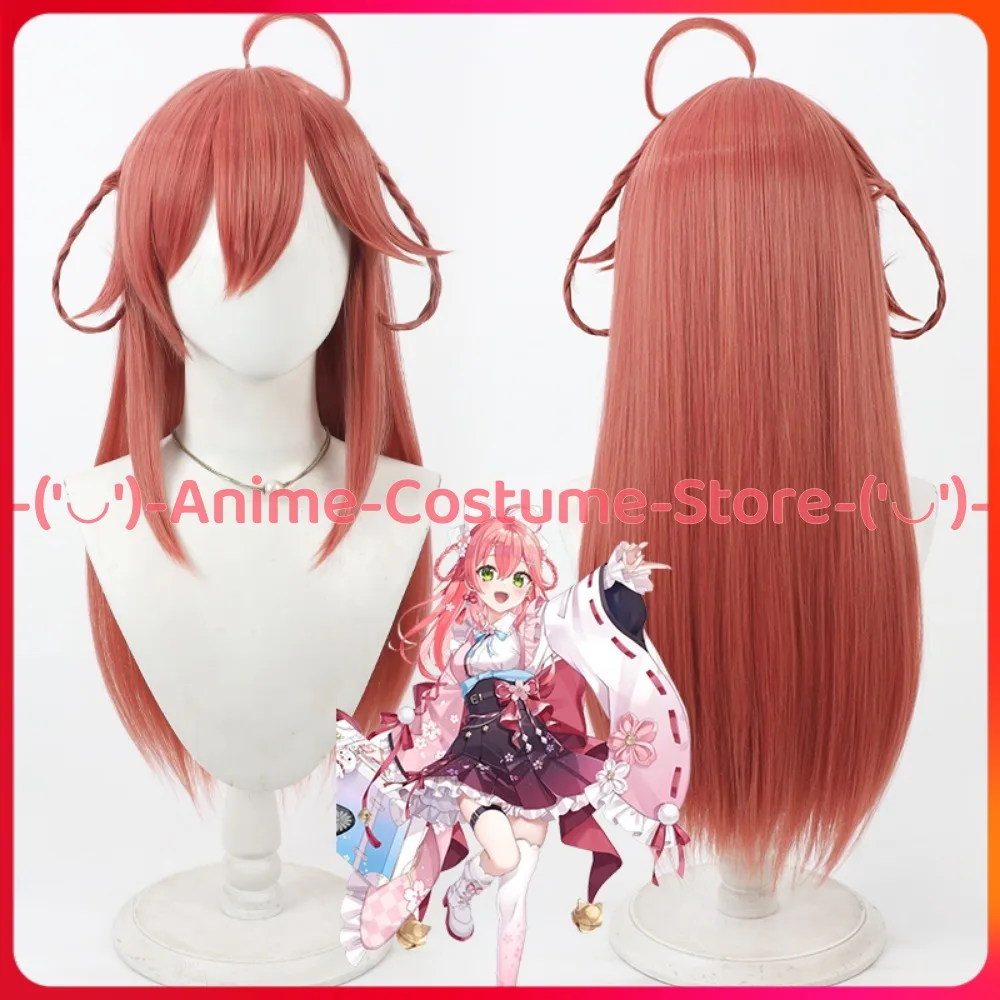 

VTuber Sakura Miko Cosplay Wig Anime Game Character Halloween Carnival Party Costume Wigs Heat Resistant Synthetic Hair