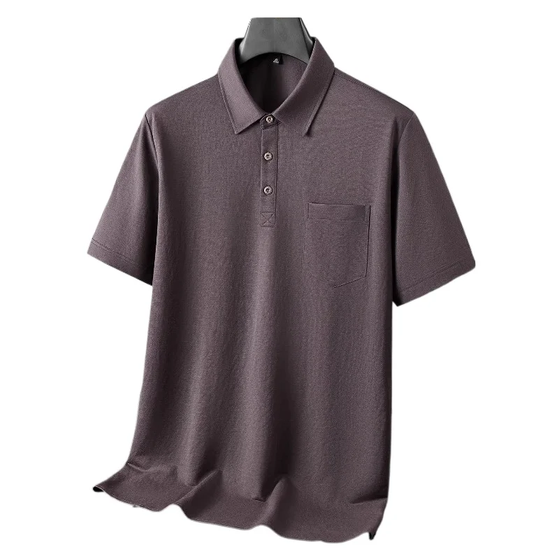Nouvel Arrivage T-shirt d'été à col en lin et coton pour homme, manches courtes, grandes tailles XL XXL 3XL 4XL 5XL 6XL 7XL