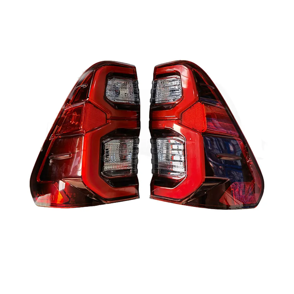 1 Pcs Car Rear Left/Right Tail Brake Light Assembly For Toyota Hilux Revo Rocco 2020 2021 With Wiring Lights Exterior