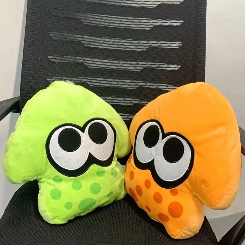 Splatoon Inkling Plush Cushion Anime Orange Green Inkling Plushie Toys Animal Stuffed Dolls Juguetes De Peluche Christmas Gifts