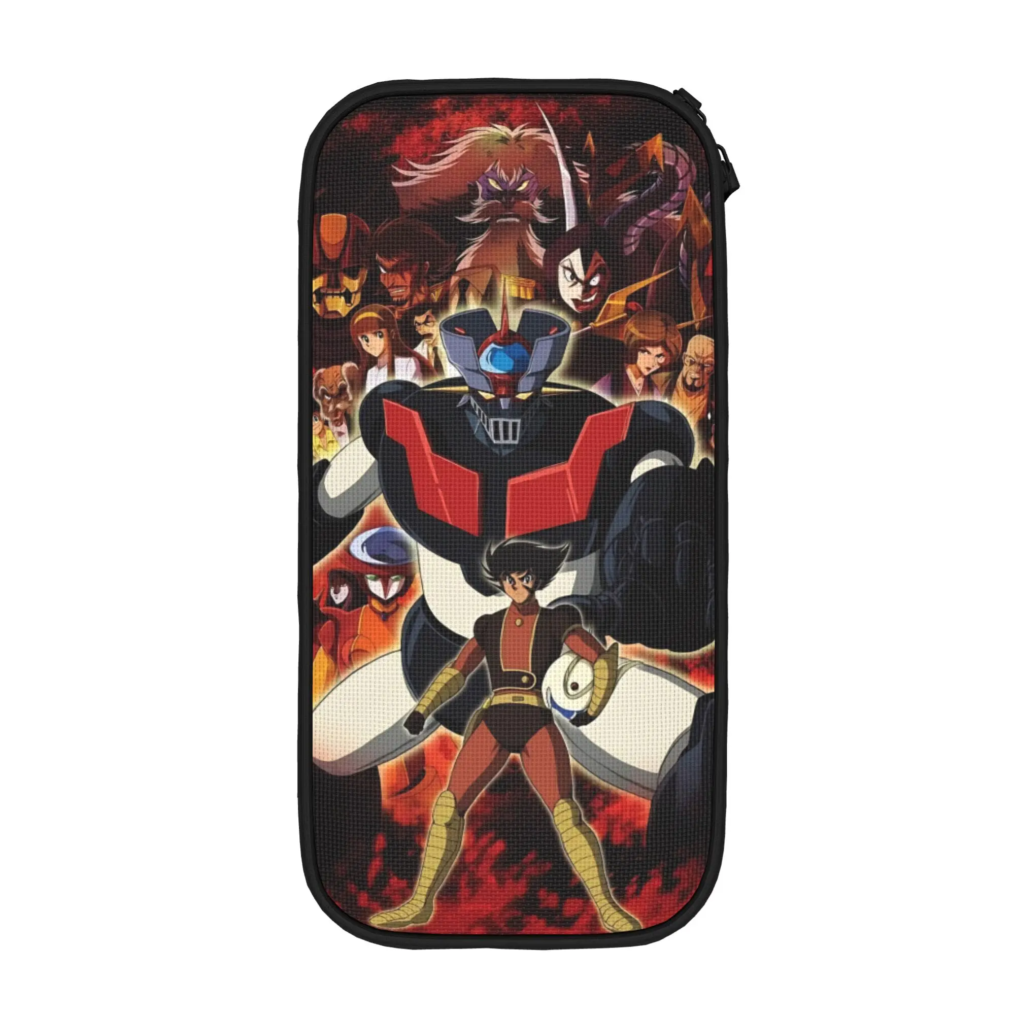 

Креативные пеналы-роботы UFO Grendizer, пеналы для ручек, детские пеналы большой вместимости, школьные принадлежности, аксессуары на молнии