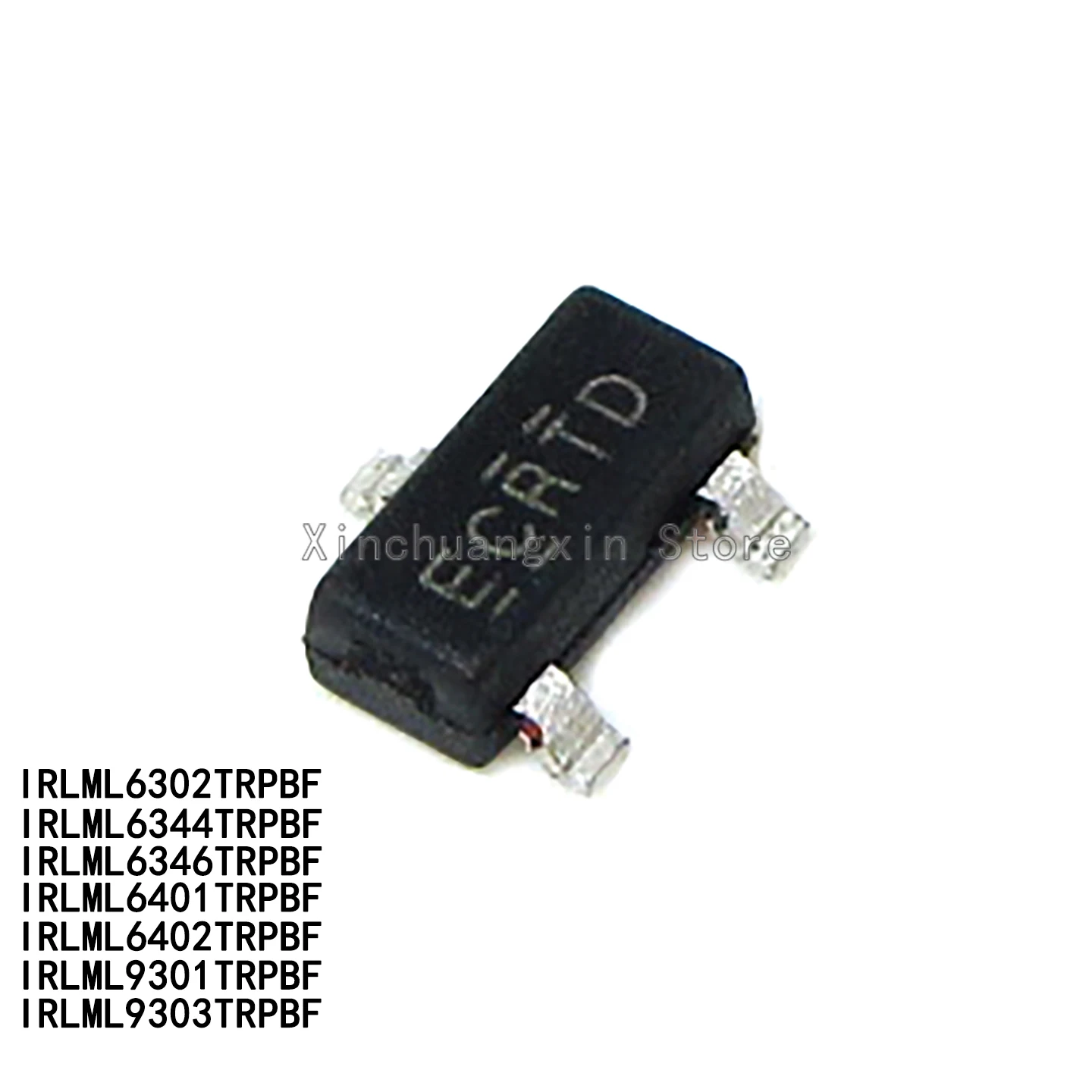 10 Uds IRLML6302TRPBF 6401 IRLML6402 6344 6346 9301 9303 SMT SOT23 MOSFET