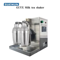 Commercial Boba shaker Bubble Tea Shaker Double-head Pearl Milk Tea Shaking Machine Stainless Steel Milk Tea Shaker Cup Shaker