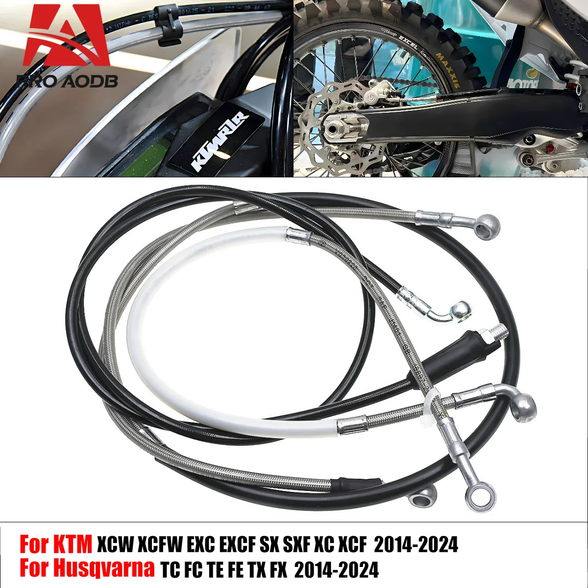 

For KTM SX XC SXF XCF 125 150 250-450 2013-2018 For Husqvarna FC TC FS FX High Quality Motorcycle Rear Brake Oil Hose Line