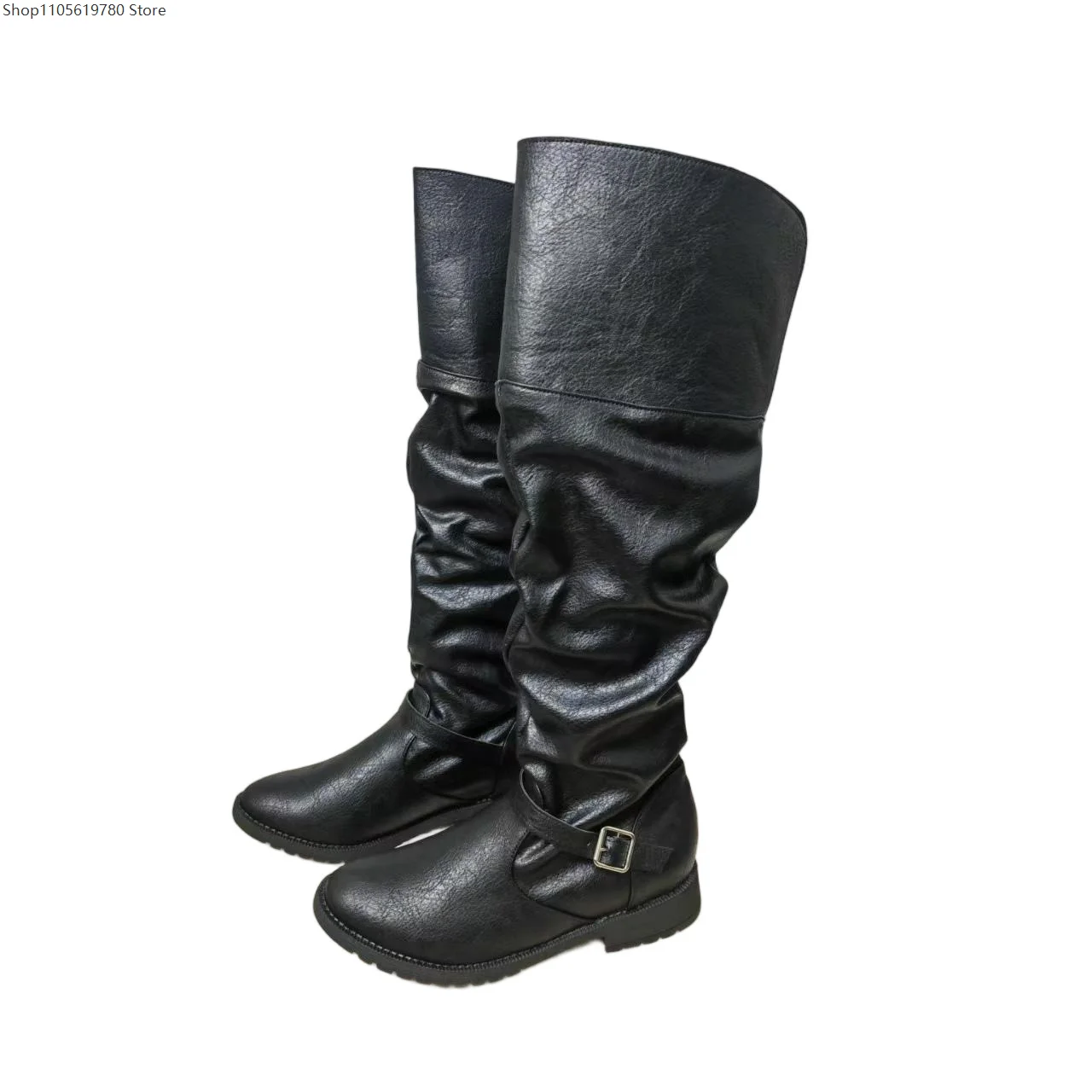 Men Dark Punk Tall Boots 2026 Medieval Renaissance European Retro Style Halloween Party Daily Role Play Comfort Footwear