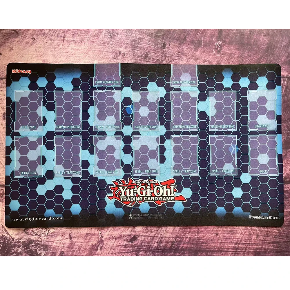 Yu-gi-oh almohadilla de tarjeta de estilo Oldschool clásico azul, tapete personalizado YGO Mat KMC TCG YuGiOh MAT-332