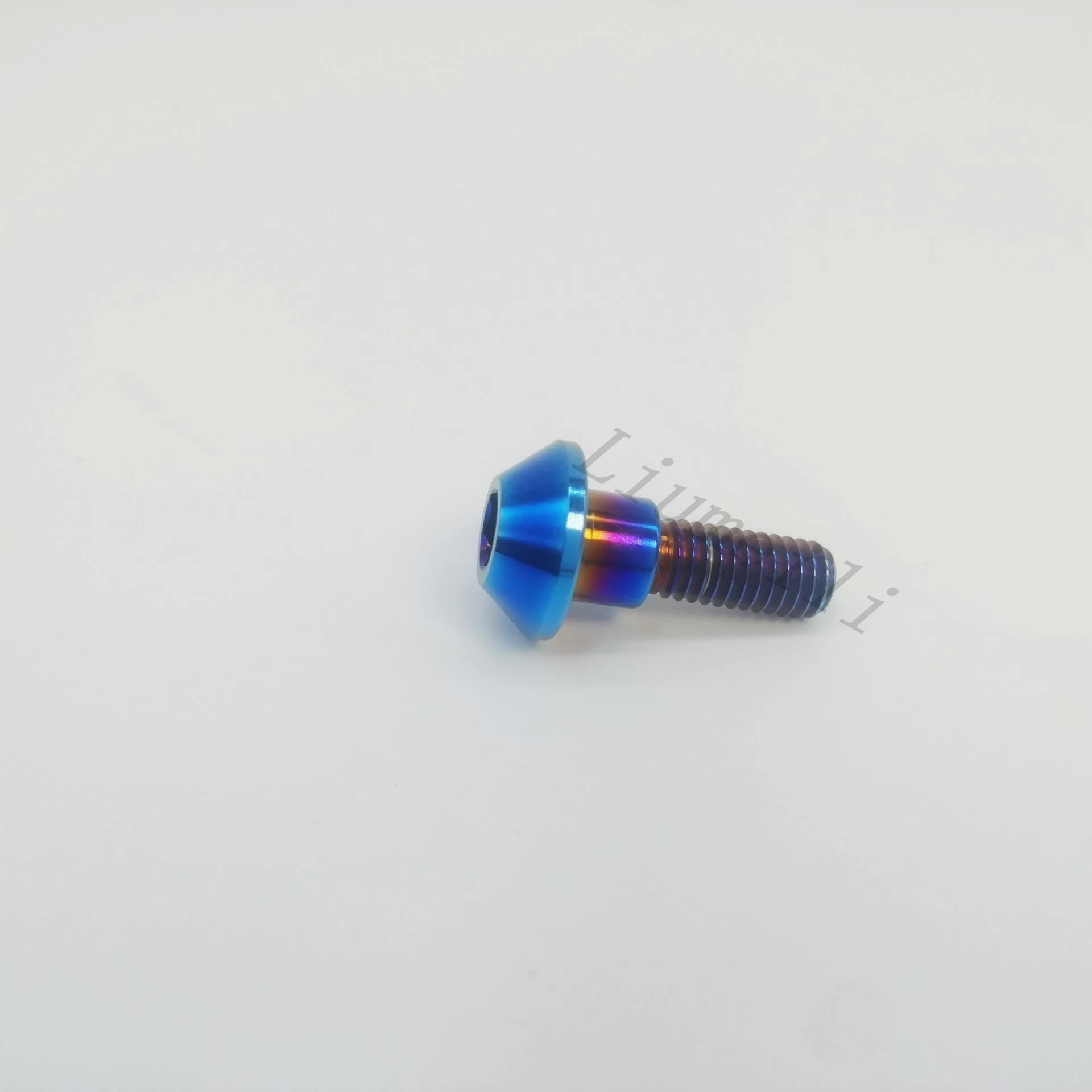Liumeili Titanium Ti M6X20mm Motorcycle Brake Rotor Bolts Fit For Suzuki/Yamaha Motor Bike Screws Accessory 1pc