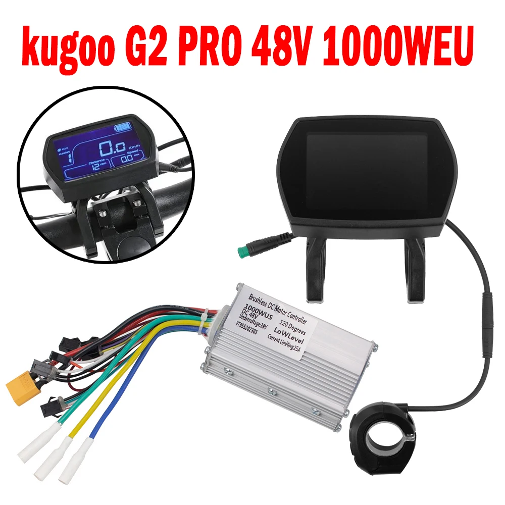 48V Controller & Dashboard For KUGOO G2 PRO Electric Scooter LCD Display Digital Meter Brushless DC Motor Controller Accessories