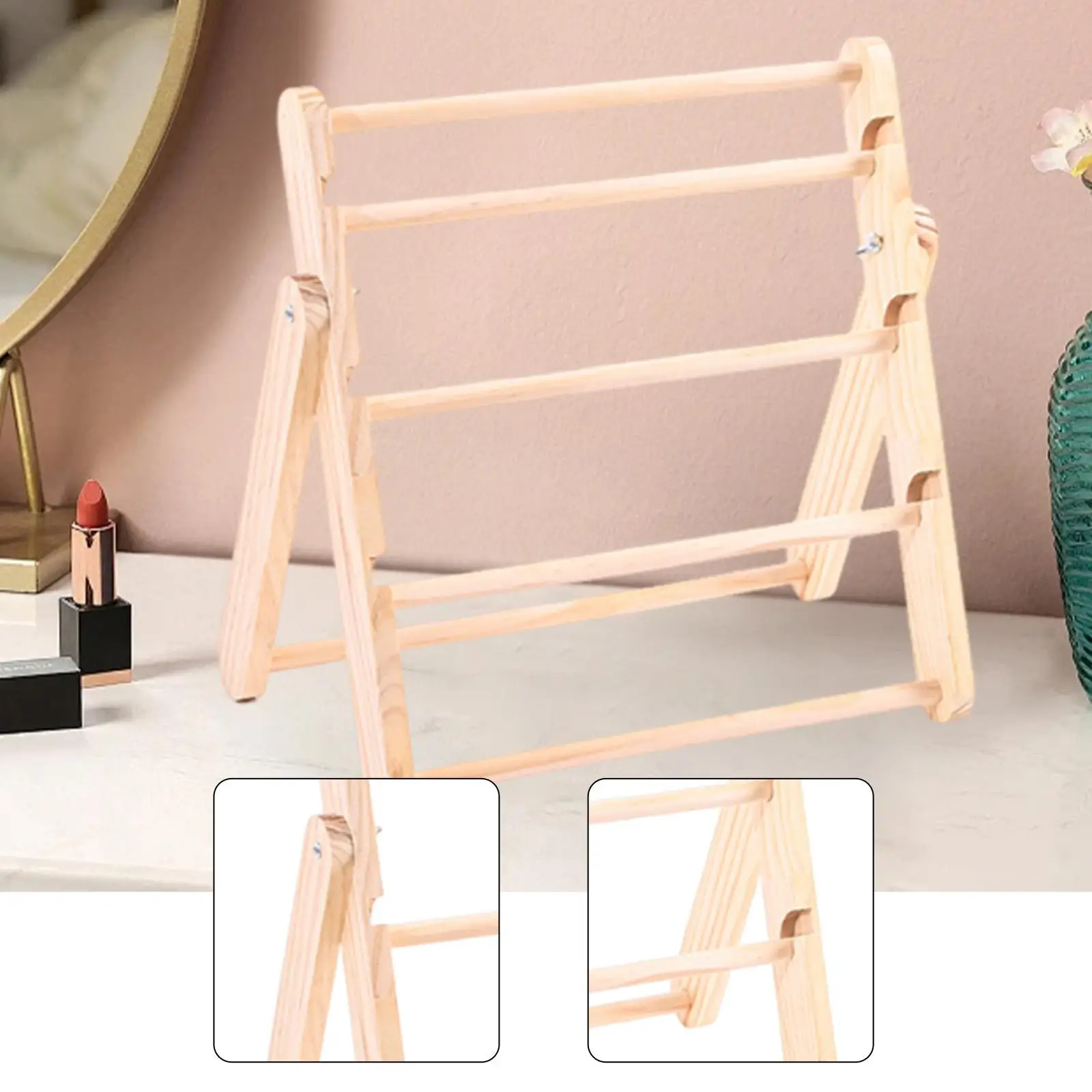 

Bracelet Holder Hair Rope Jewelry Display Stand for Women Girls Desktop Showcase Sturdy Necklace Organizer for Store Vendors