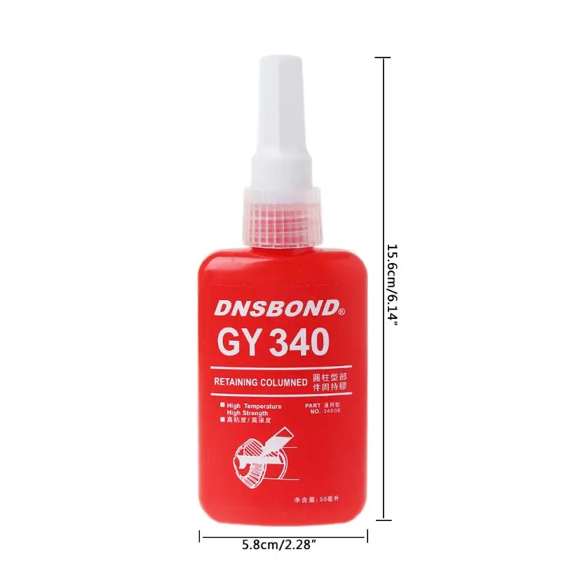 Screw GY340 High Strength Thread Sealant Quick Drying Solid Seal Lock Dropship