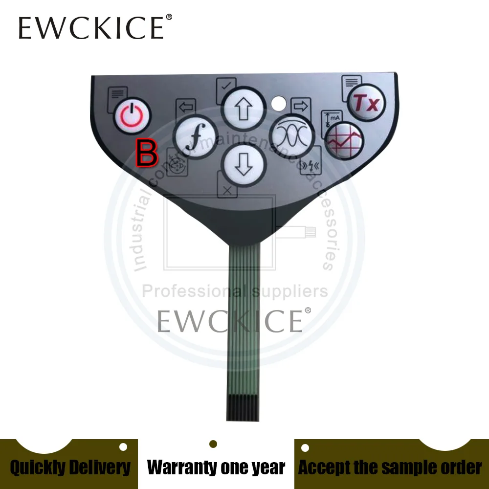 Imagem -05 - Spx Radiodetection Rd8000 Rd8100 Hmi Plc Membrana Switch Teclado Novo