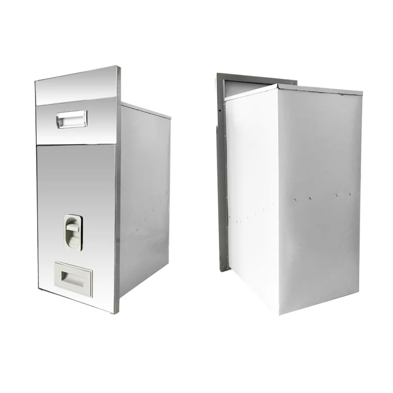 

Embedded rice box Stainless steel kitchen rice tank rice bucket cabinet basket household automaticout insect-proof