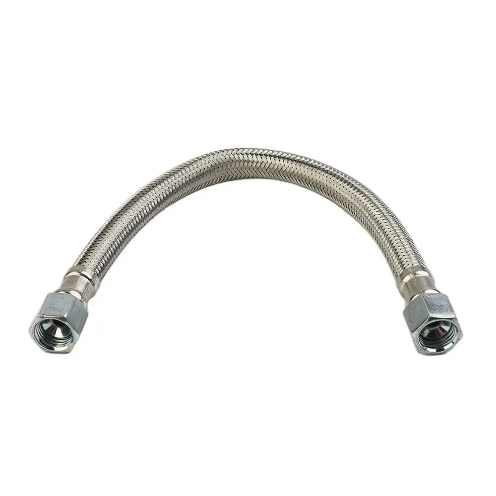 1Pcs 400mm Air Compressor Exhaust Tube with Air Pump Check Valve 14/16/19mm Intake Tube Stainless Steel Hose Connecting Pipe