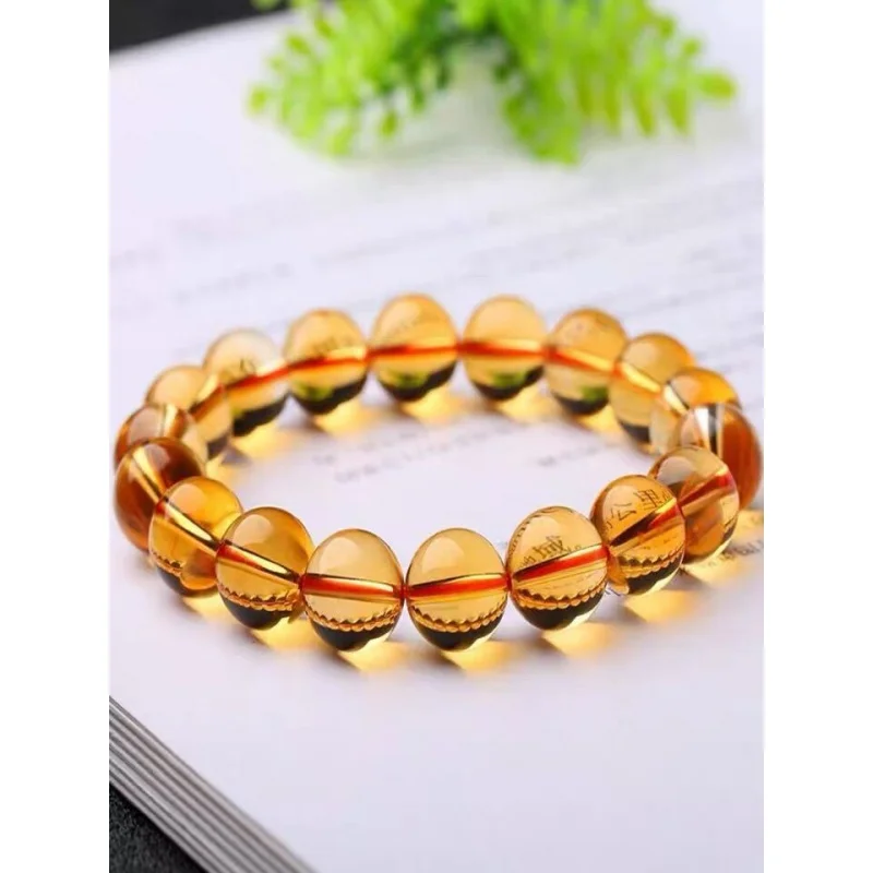 Pulsera de cristal Citrofortunella de Brasil Natural, Microcarpa, Wijnands, citrino