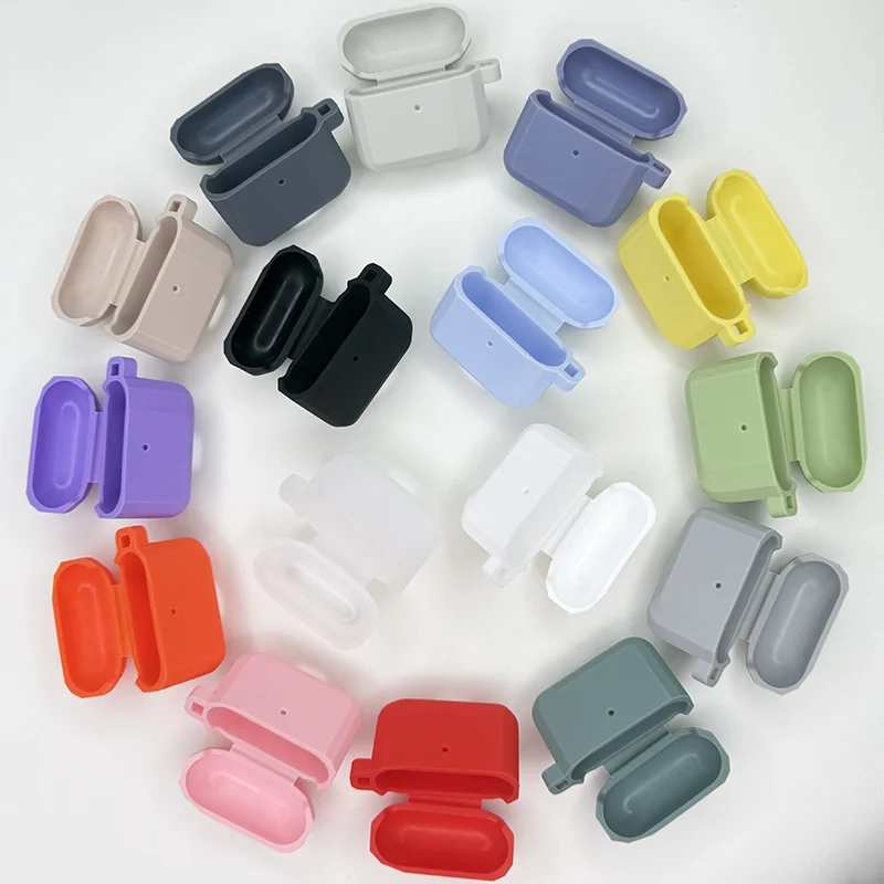 Custodie per auricolari in silicone morbido per Airpods Pro 2 Custodia per cuffie Custodia protettiva per Apple Airpods 4/3 Airpod Cover