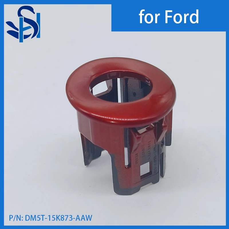 

Color Red PDC Parking Sensor Holder Bracket DM5T-15K873-AAW For Ford