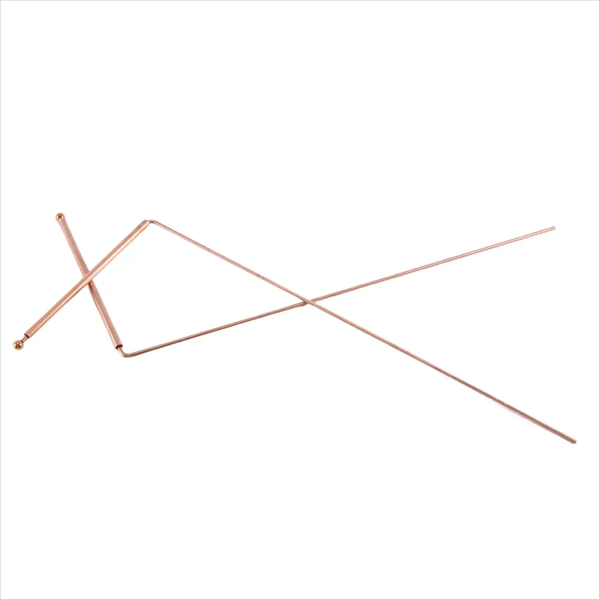 *A* Copper Dowsing Rod Pure Copper 2PCS Divining Rods - for Divining Water, Treasure(B)