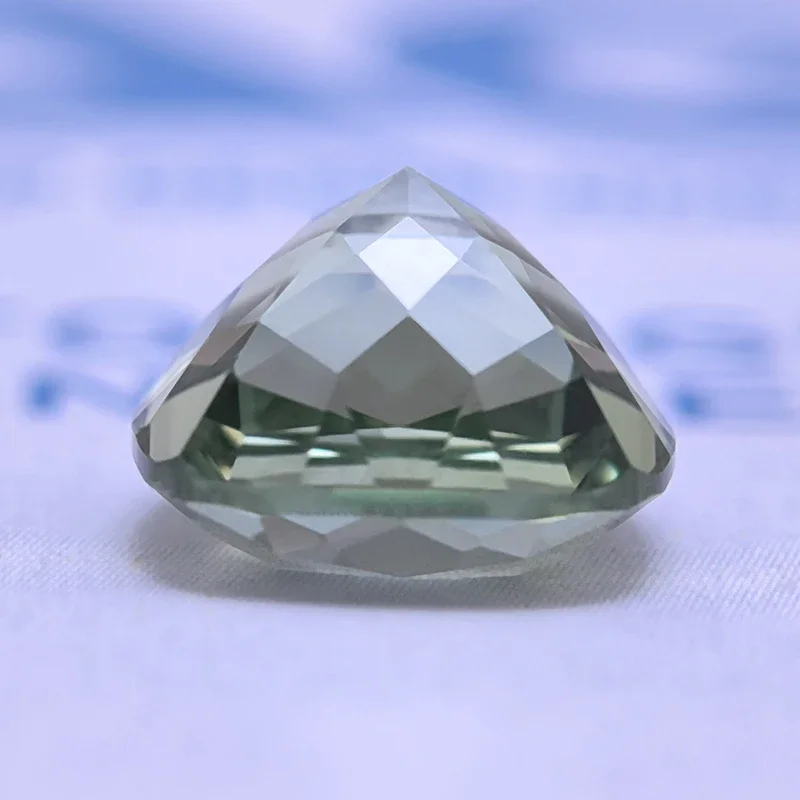 Top Lab Grown Sapphire Square Cushion Green VVS1  Gemstone Charms Beads Diy Jewelry Making Materials Selectable AGL Certificate