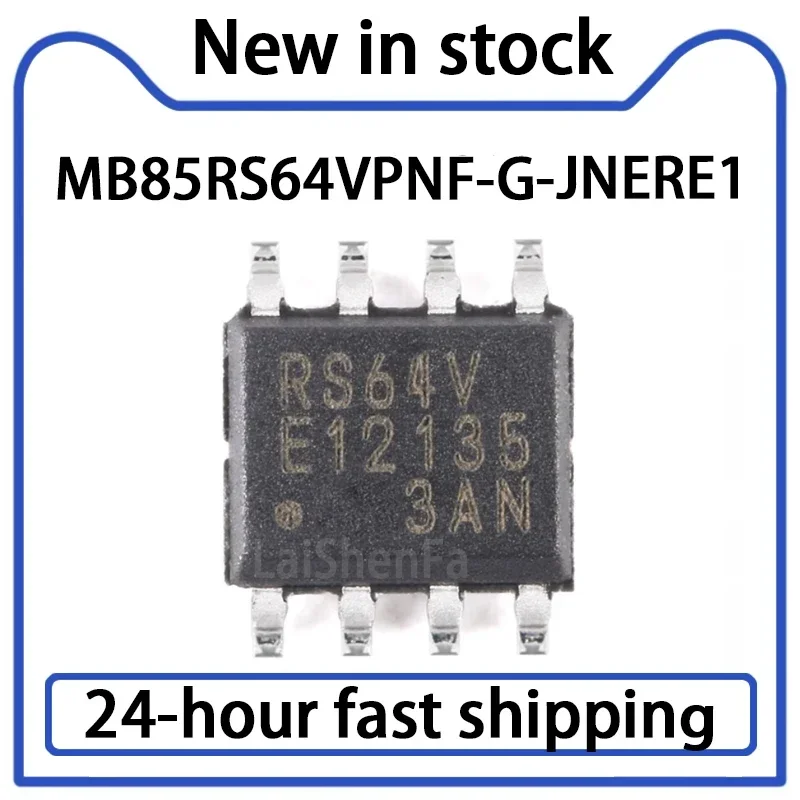 5PCS MB85RS64VPNF-G-JNERE1 RS64V Package SOP-8 64KBit SPI FRAM Storage Chip in Stock