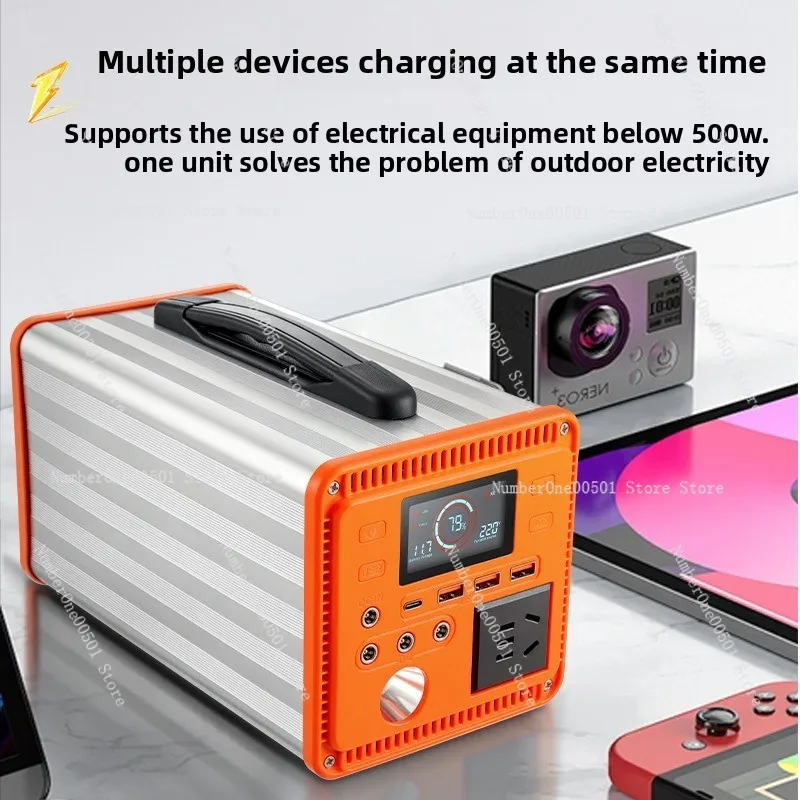 220V portable outdoor power station for live streaming camping car emergency home use