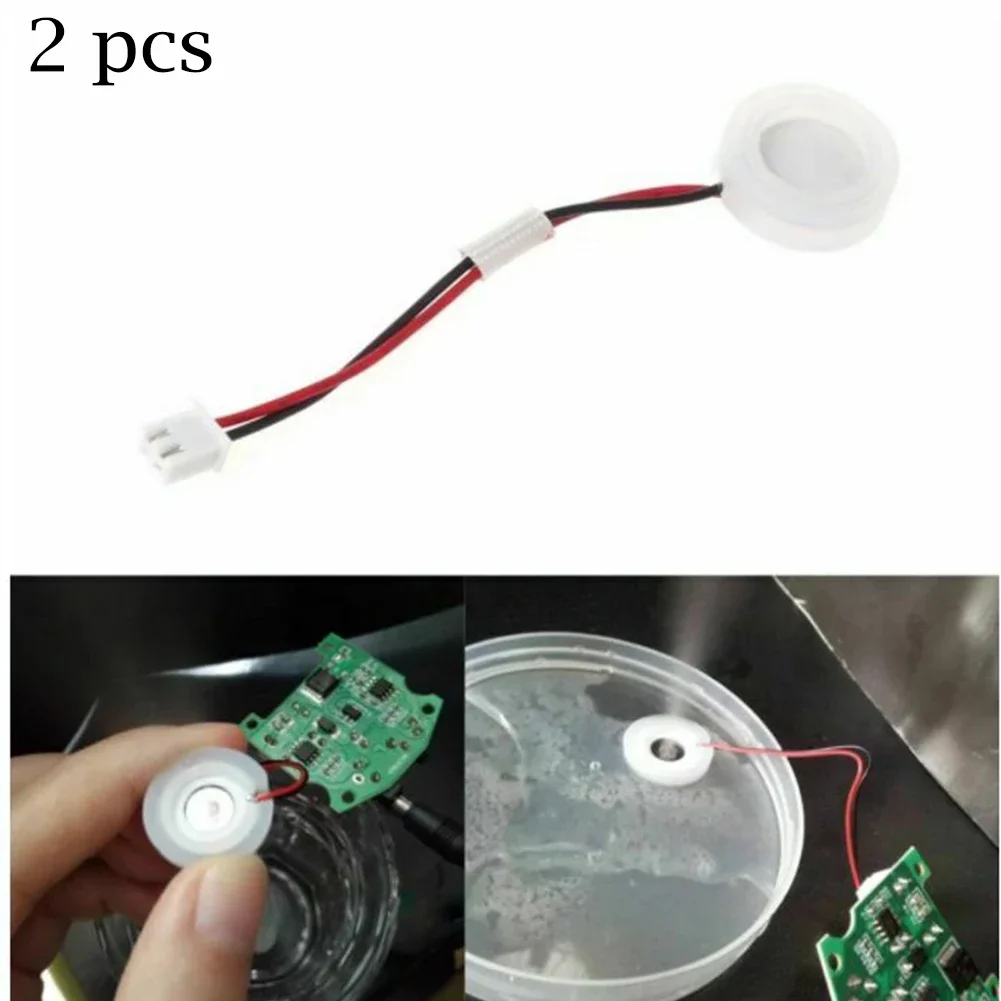 2 Pack Premium Piezoelectric Ceramic Transducer 16mm Diameter 3MHz Frequency Convert Water into Mist Efficiently