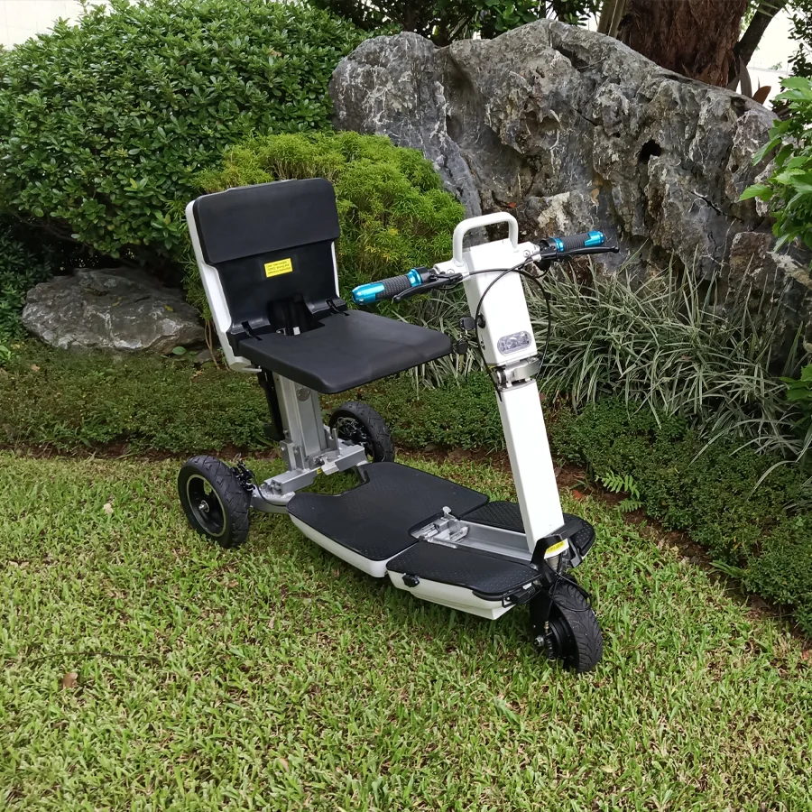 

Лидер продаж, модель 3 колеса, электрический трехколесный велосипед для инвалидов, 350 Вт, бесщеточный двигатель, складной мобильный легкий электрический скутер