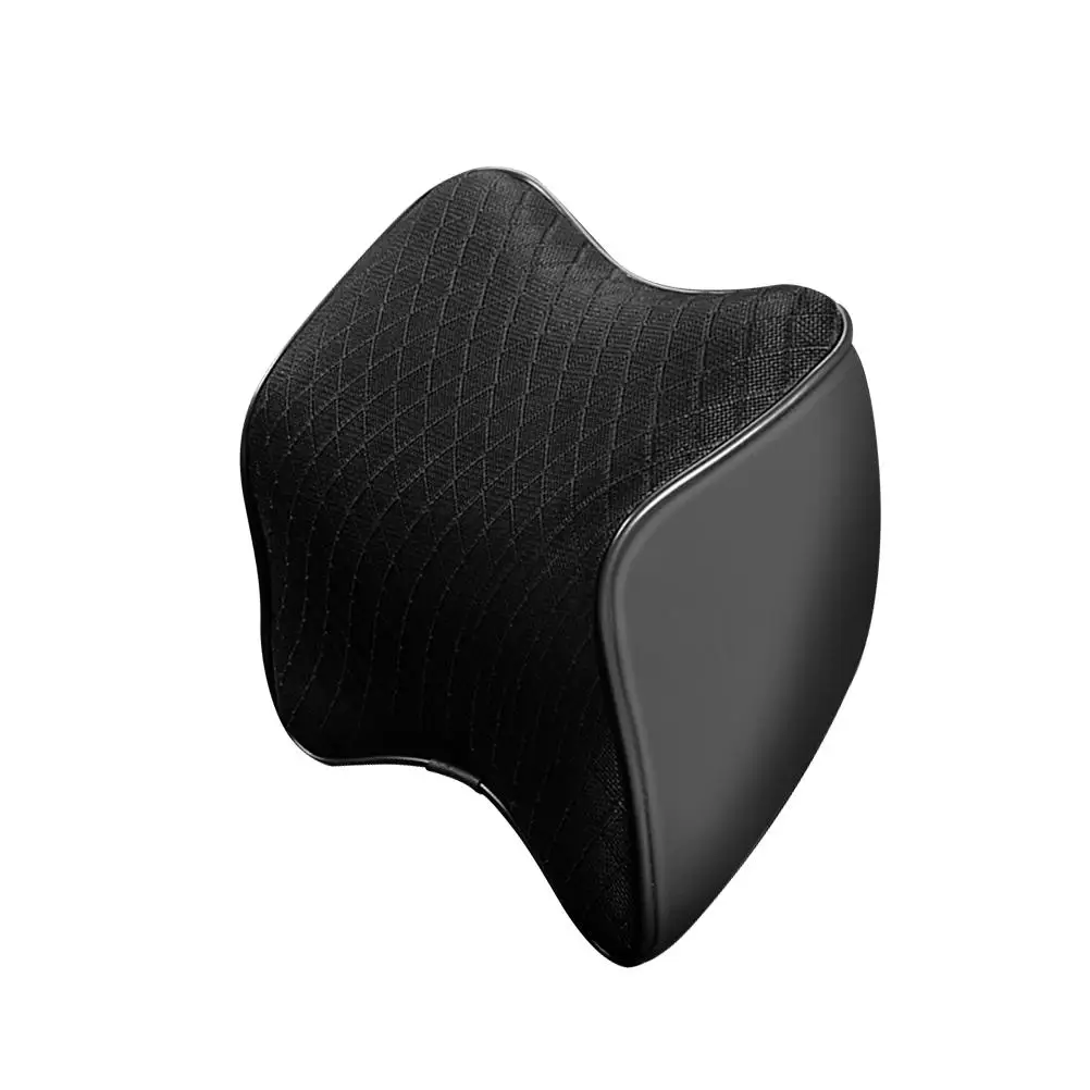 

Memory Foam Neck Pillow Car Headrest Cushion Support Universal Travel Vehicle Lumbar Pillows Breathable Mesh Protect Relax