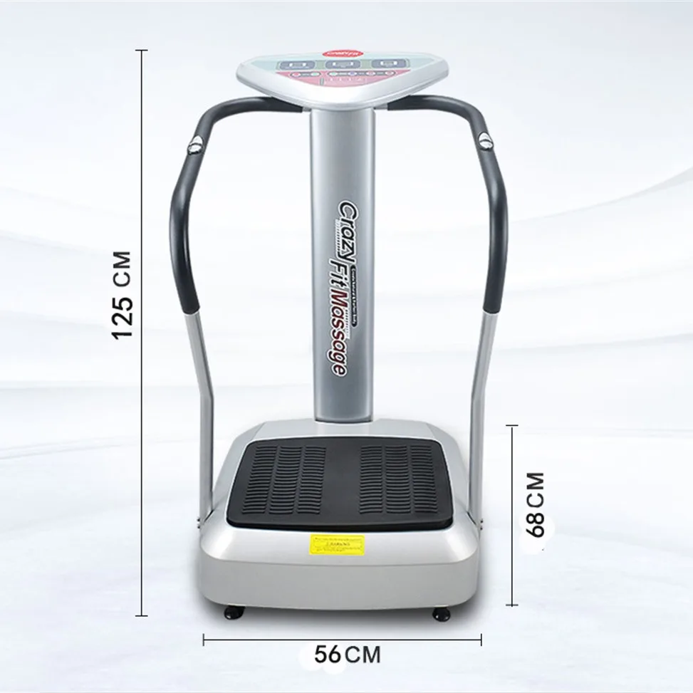 Home Crazy Fitness Massage Vibrator Vertical Fitness Equipment Steel and ABS Gym and Indoor Applications