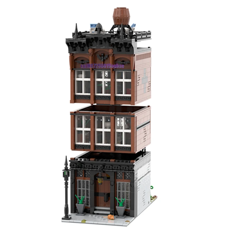 NEUE 2062PCS Stadt Heißer Verkauf Street View Moc Modulare Gothic Stadt Haus modell DIY kreative ideen Kind Spielzeug weihnachten geschenk Blöcke