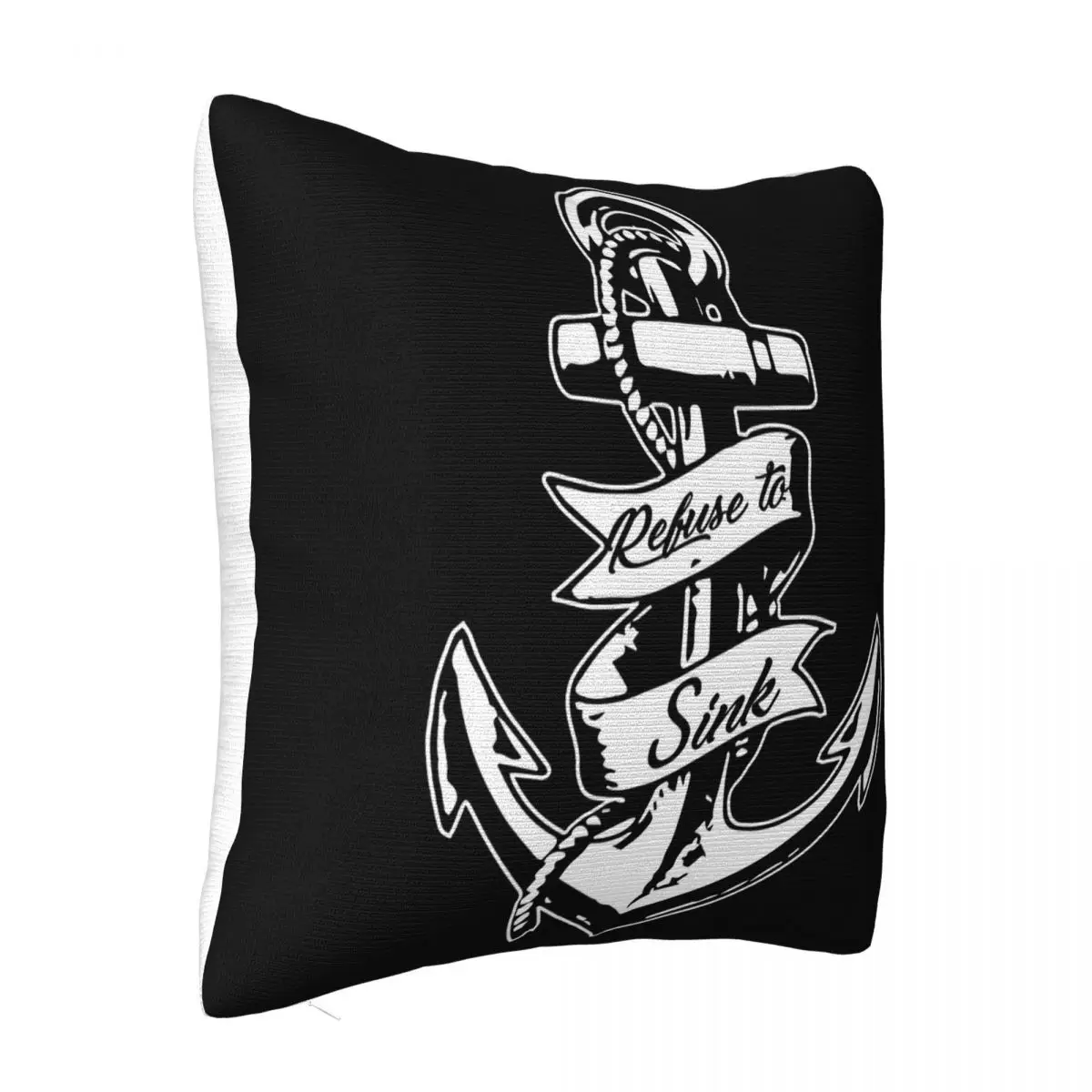 2020 Hot Sale Fashion Summer Style Refuse To Sink Anchor Sailor Motivation Pillow Case