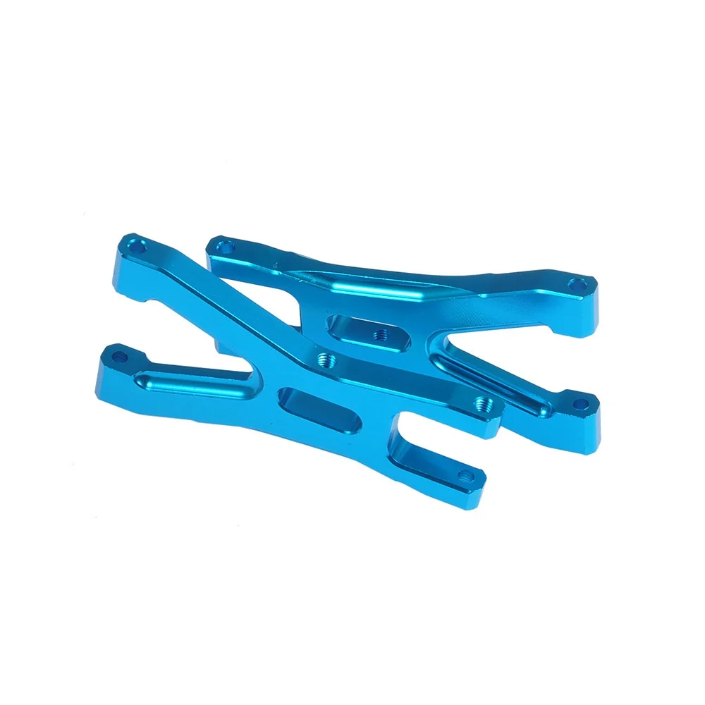Brazo de Control de suspensión inferior delantera/trasera de aluminio (L/R) para Wltoys 1/18 RC A959 A969 A979, piezas de Metal mejoradas, 2 uds.