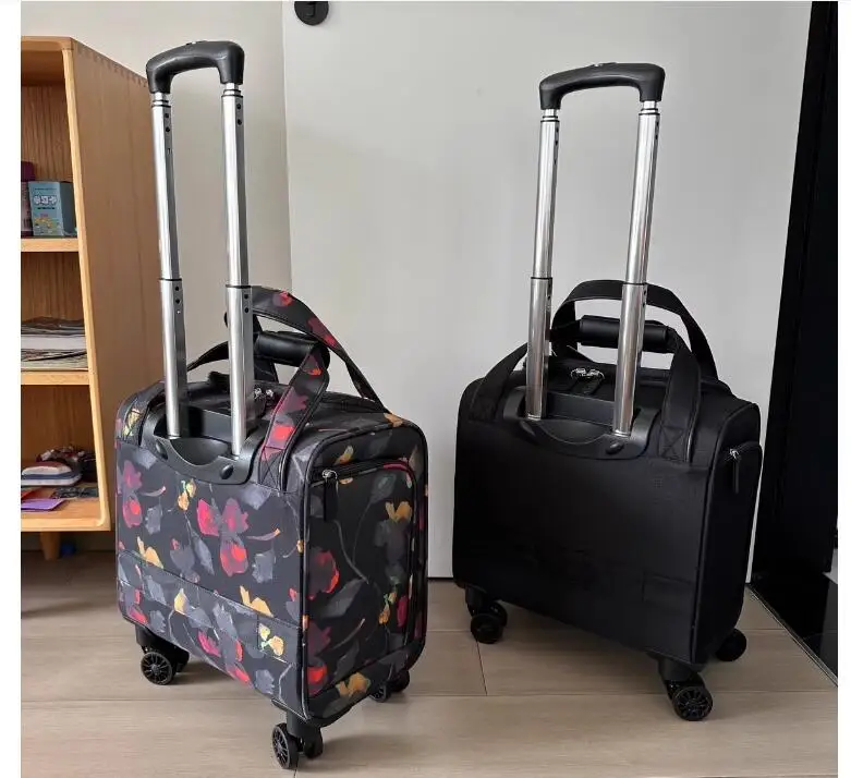 16 inch  lightweight boarding luggage Spinner wheels computer trolley suitcase waterproof suitcase men and women rolling luggage