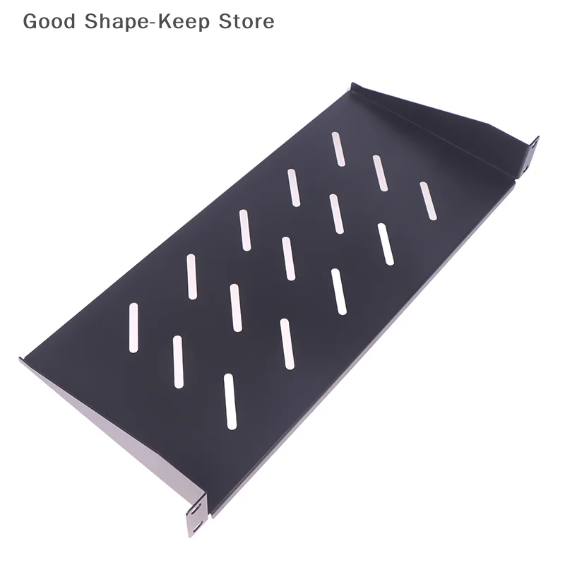 رف رف خادم 1U مضمون للجودة وجيد التهوية؛ صينية تثبيت الخادم لخزانة ورف مقاس 19 بوصة