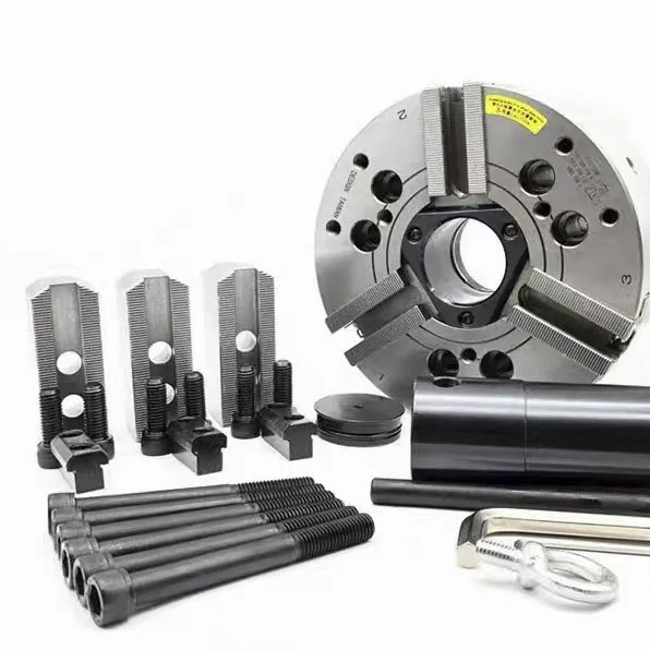 

8 Inch Hydraulic Chuck Hollow 3-jaw Lathe Chuck High-speed Power Chuck 5 6 8 10 12 15 Inch Full Steel Body for Lathe Machine