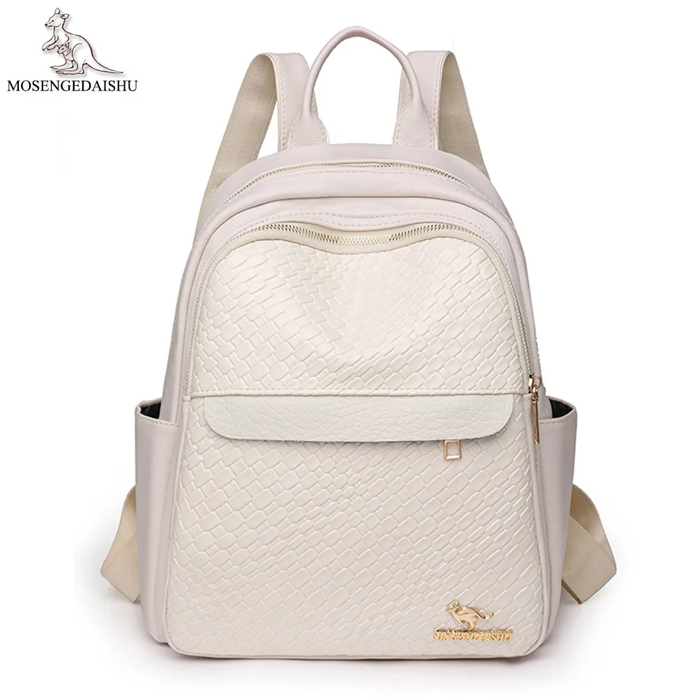 

Luxury Brand Women Weave Backpack High Quality Leather Backpacks Travel Backpack Fashion School Bags for Girls Mochila Feminina