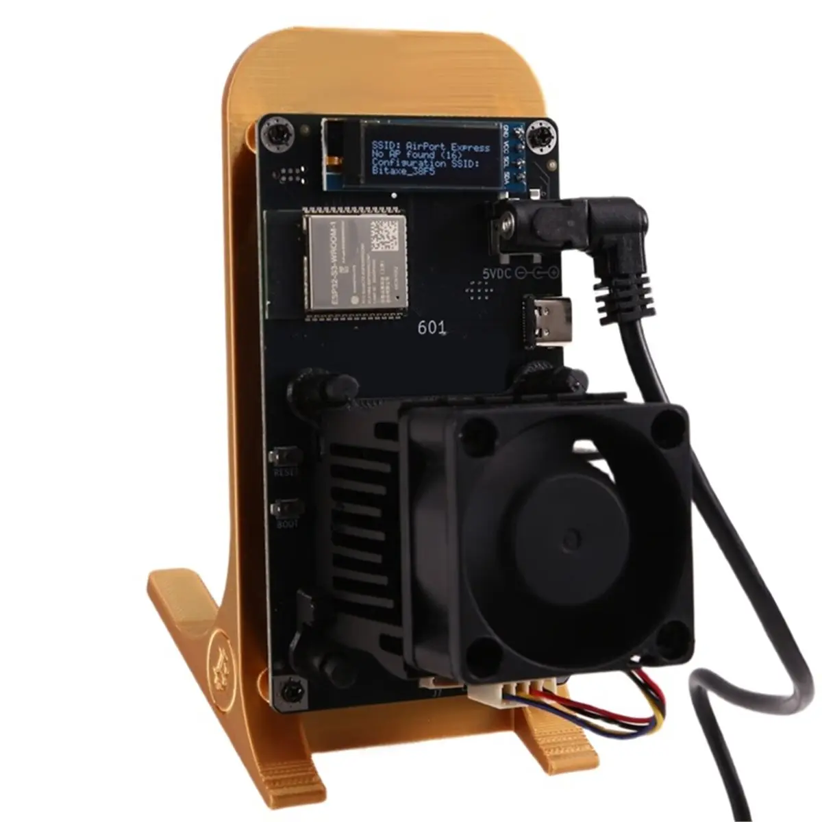 A46U For 601 BTC Solo Miner 1.2TH/S 18-22W BM1370 Asic Chip Bitcoin Crypto Miner From S21 Pro US Plug