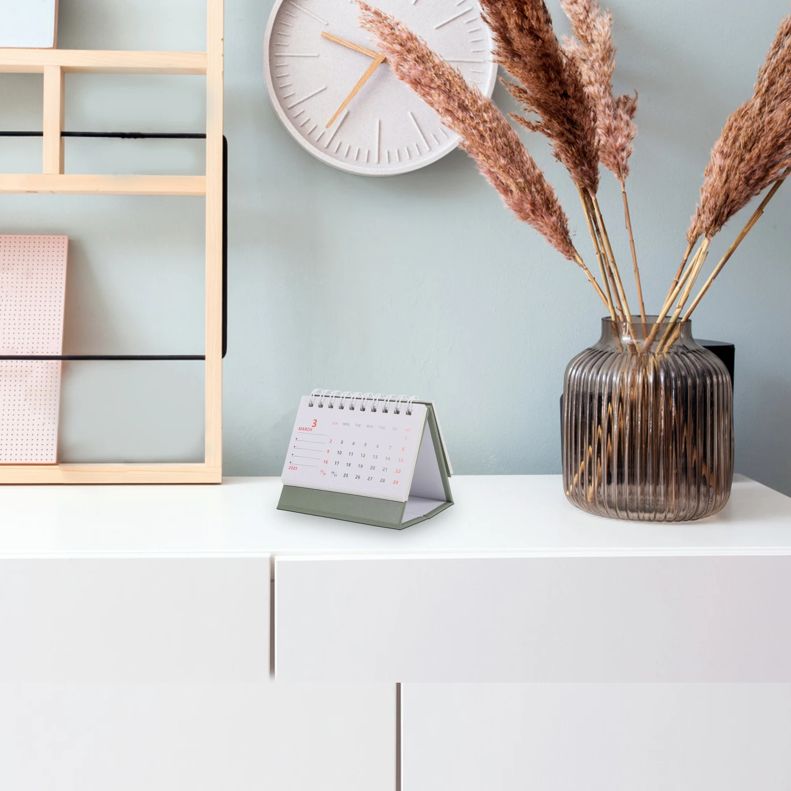 

Бытовой настольный календарь 2025, мини-месячный планировщик, офисные аксессуары, декоративный стоячий календарь, подарок для ежедневного использования