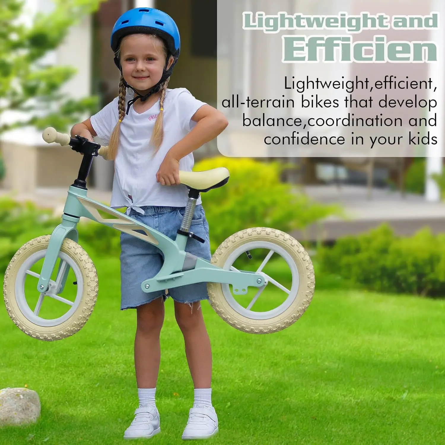 Toddler Balance Bike 2 Year Old,Push Bicycle 12 Inch Push Bike Early Training Sport Bicycle,Adjustable Seat and Handlebar