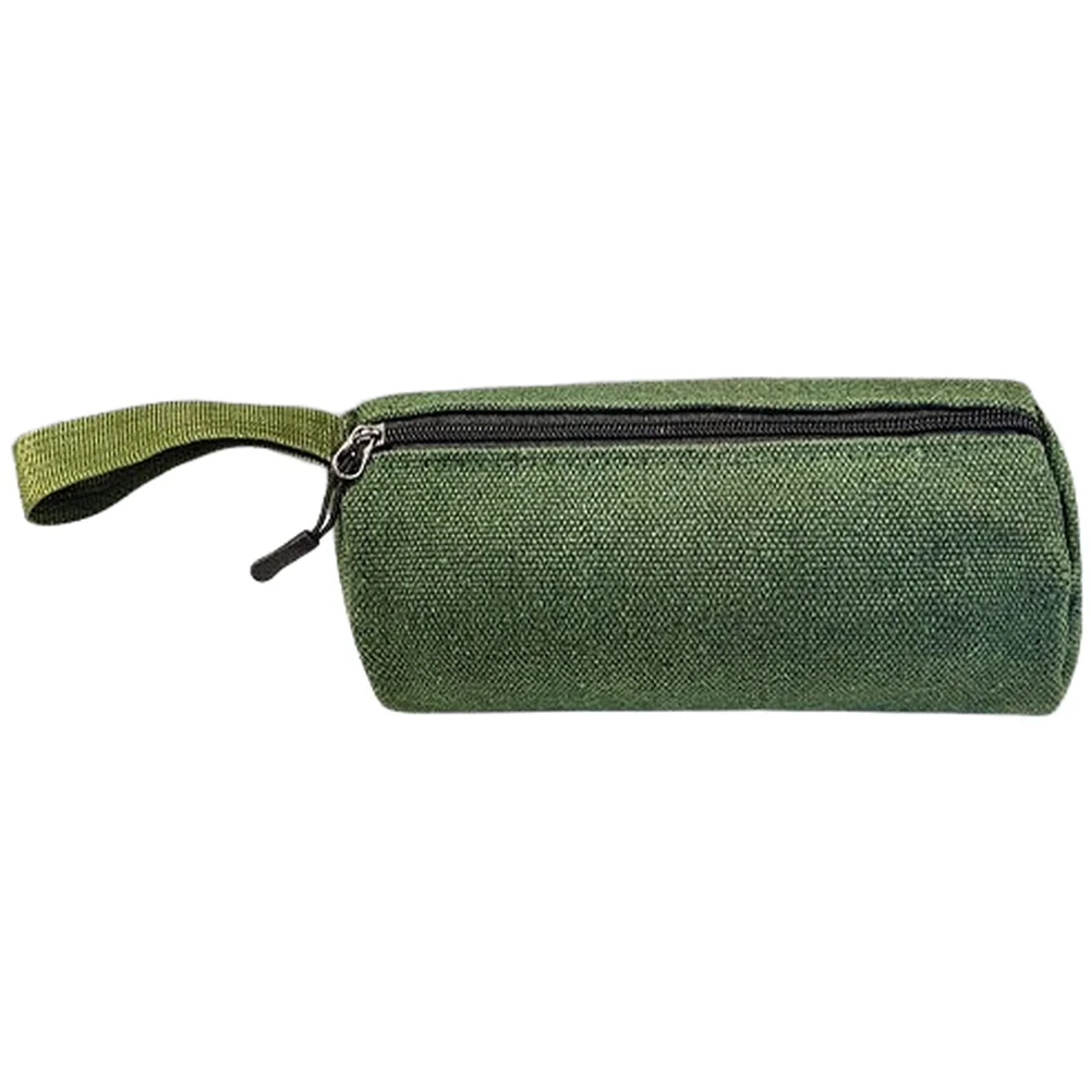 Sturdy Canvas Tool Carrier for Electricians Automotive Technicians Fishing Gear Storage Multiple Dimensions Green