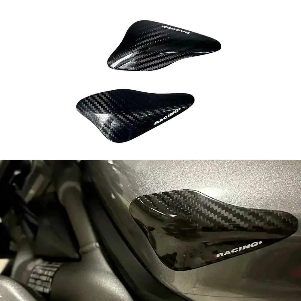 

Для Triumph Daytona Moto2 765/Street Triple 765 S R RS 2017-2022 мотоциклетная крышка топливного бака из углеродного волокна, аксессуары