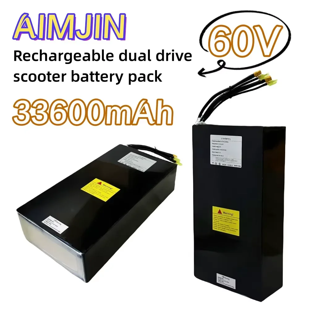 

16S7P Lithium-ion 21700 Battery Pack 60V 33.6Ah High-capacity Rechargeable Battery Built in BMS Safe and durable