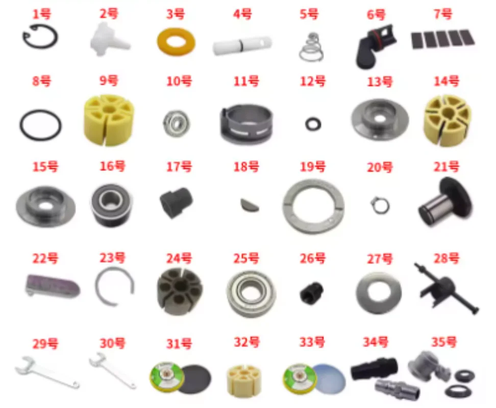 

Pneumatic Tools Pneumatic 5/6 Inch Random Track Sander Gasket Accessories Repair Plate Switch Wheel Replacement Parts