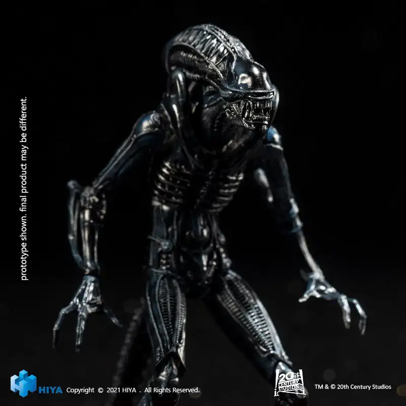 HIYA Exquisite Mini Series ALIENS Crouching Alien Kokor Action Figure, Movie PREDATOR, Collection Model Gift, 1:18, En stock