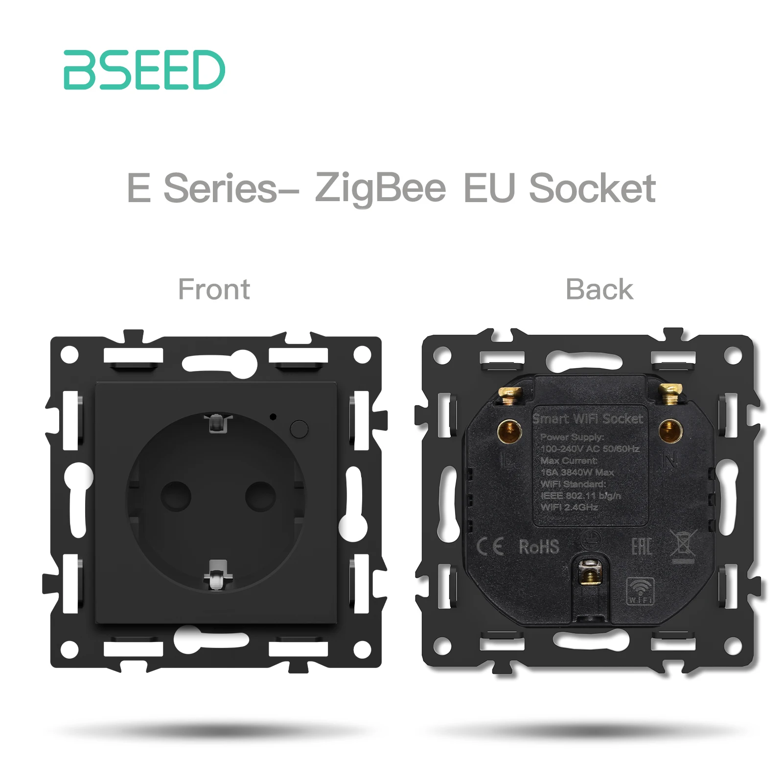 BSEED Smart Zigbee Thermostat Fußbodenheizung/Kessel/Wassermodul Teil Thermostatregler Glasrahmen Need Gateway APP-Steuerung