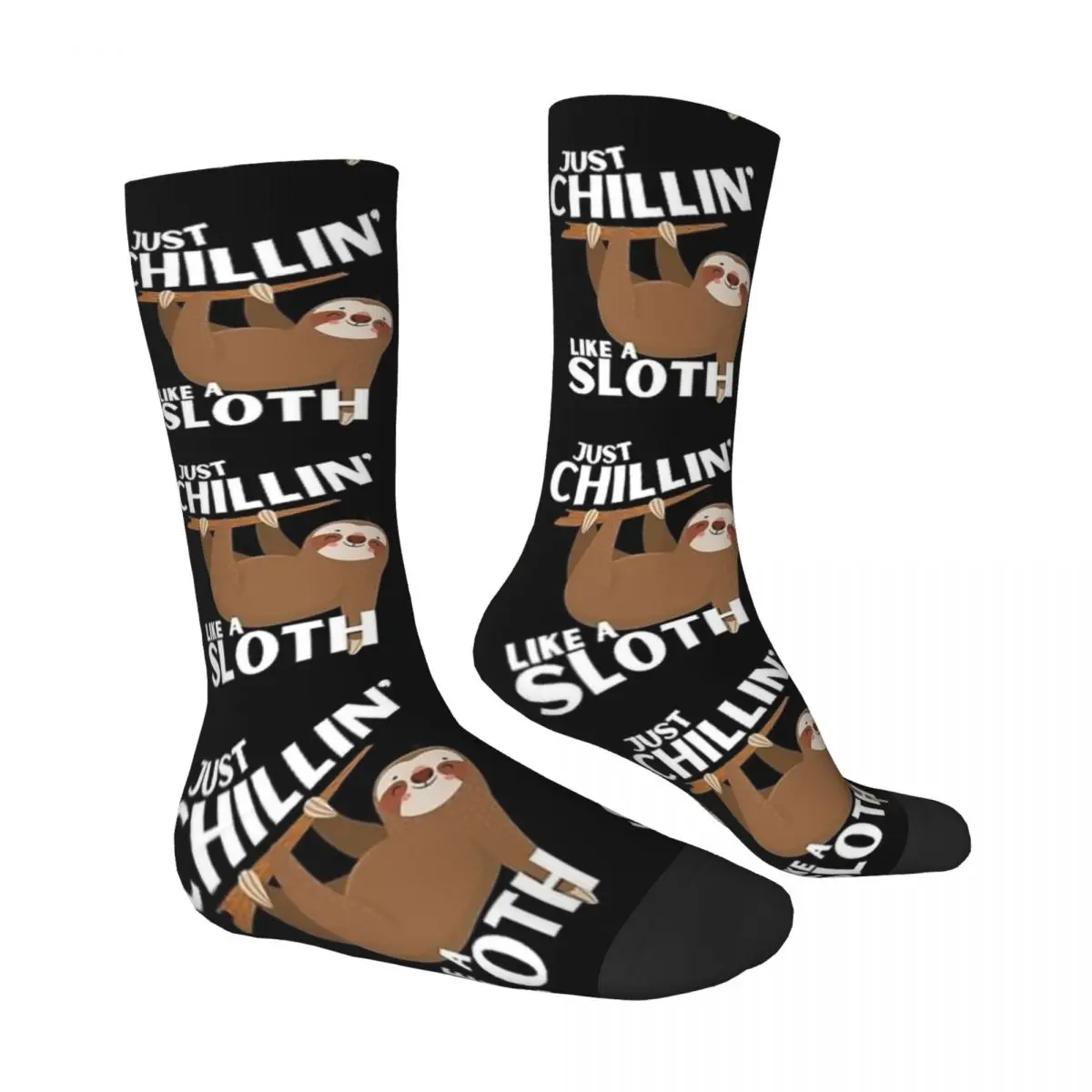 Just Like A Sloth Socks Vintage Stockings Autumn Non Skid Men Socks Soft Design Climbing Socks