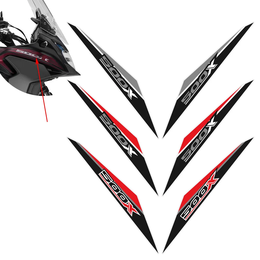 دراجة نارية لهوندا CB500X CB 500X حماية خزان الوسادة ملصق مائي شعار جذع الأمتعة هدية الحاجز 2016- 2021