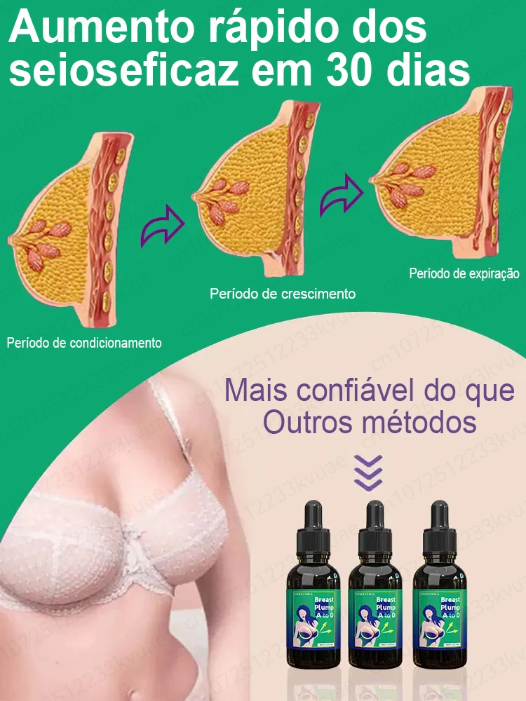 Female breast enhancement essential oil, enhance breast firmness, improve breast sagging, breast regeneration