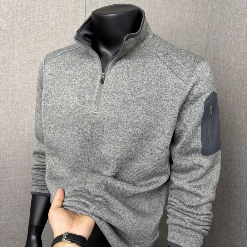 

Outdoor Men's Fleece Jacket, Constant Temperature Moisture Wicking, 100% Polyester, 6 Colors Jogging, Fishing, Mountain Climbing