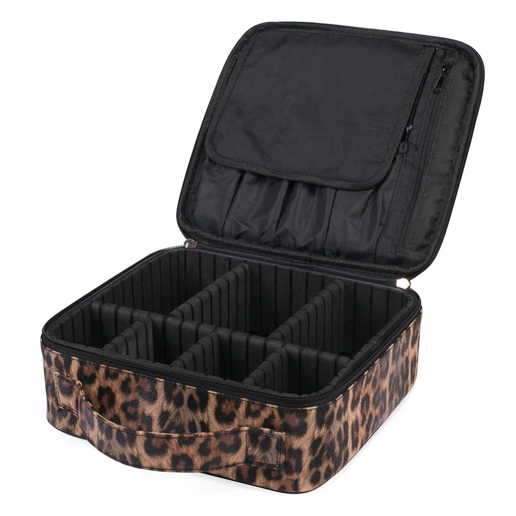 Leopard Cosmetic Case For Makeup Storage Excellent Materials Easy To Carry Gift Cosmetic Bag Makeup Bag Cosmetics