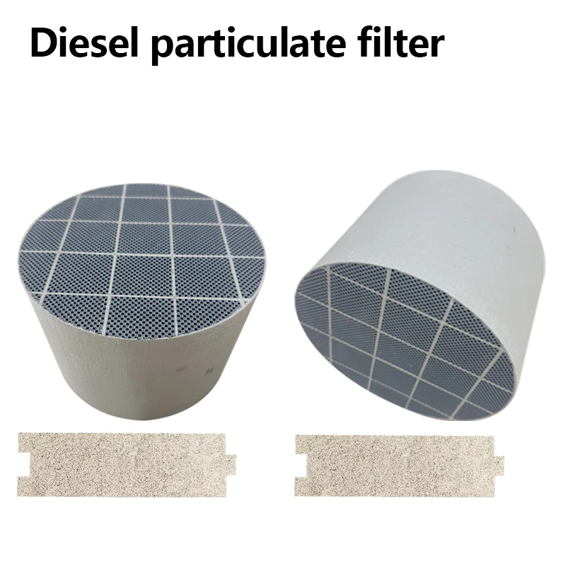 Diameter 180mm DPF Particulate Filter Silicon Carbide for Exhaust Particle Capture Remove Smoke Filter